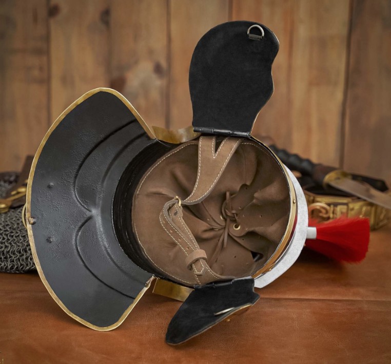 Casque de centurion romain crinière rouge 3 Casque de centurion romain crinière rouge – Image 3