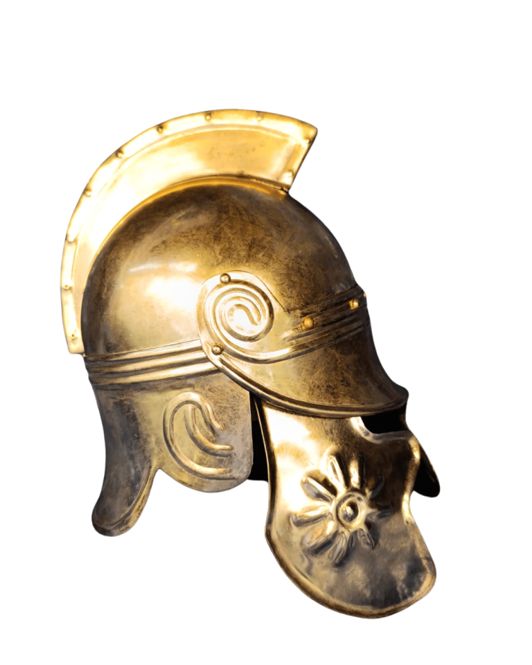 Casque héllenistique en laiton