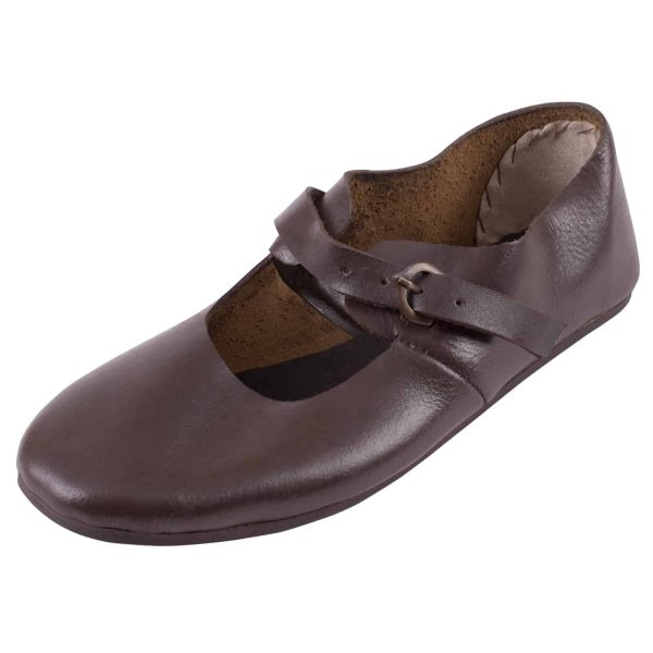 Chaussures basses médiévales cuir 8 Chaussures basses médiévales cuir