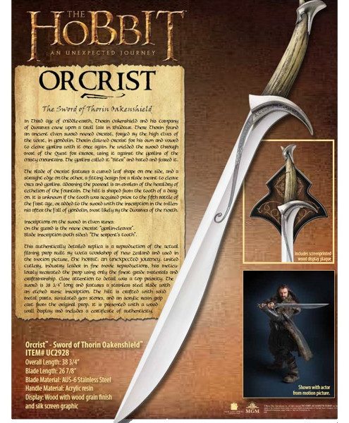 Epee Orcrist Thorin Officielle UC2928 11 Epee Orcrist Thorin Officielle UC2928