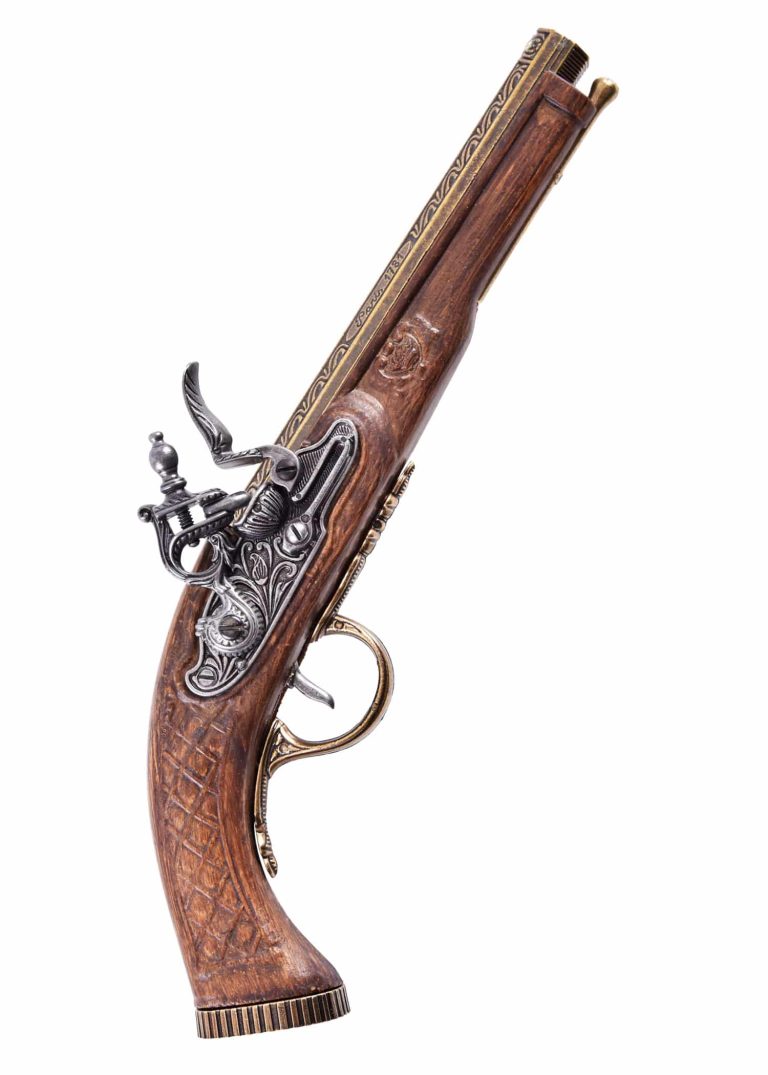 Pistolets à silex de duel français la paire