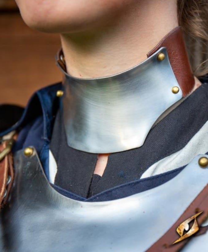 Protège-cou Renegade acier poli 1 Protège-cou Renegade acier poli