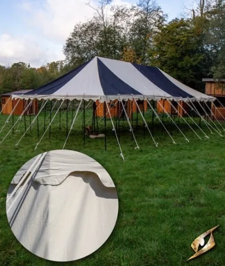 Toit tente bourguignonne 6x12 m 425 g