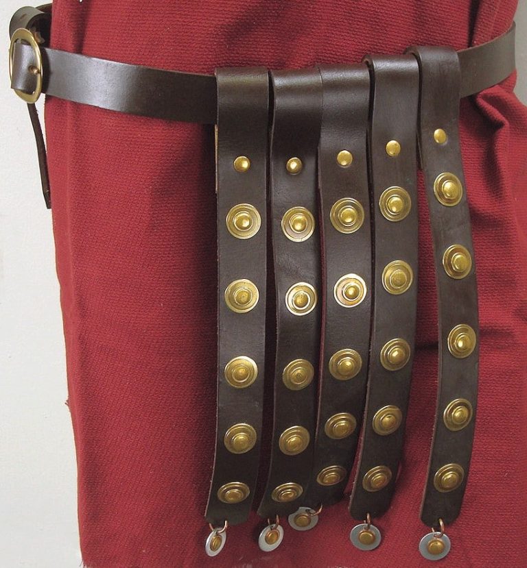 Ceinture militaire romaine en cuir