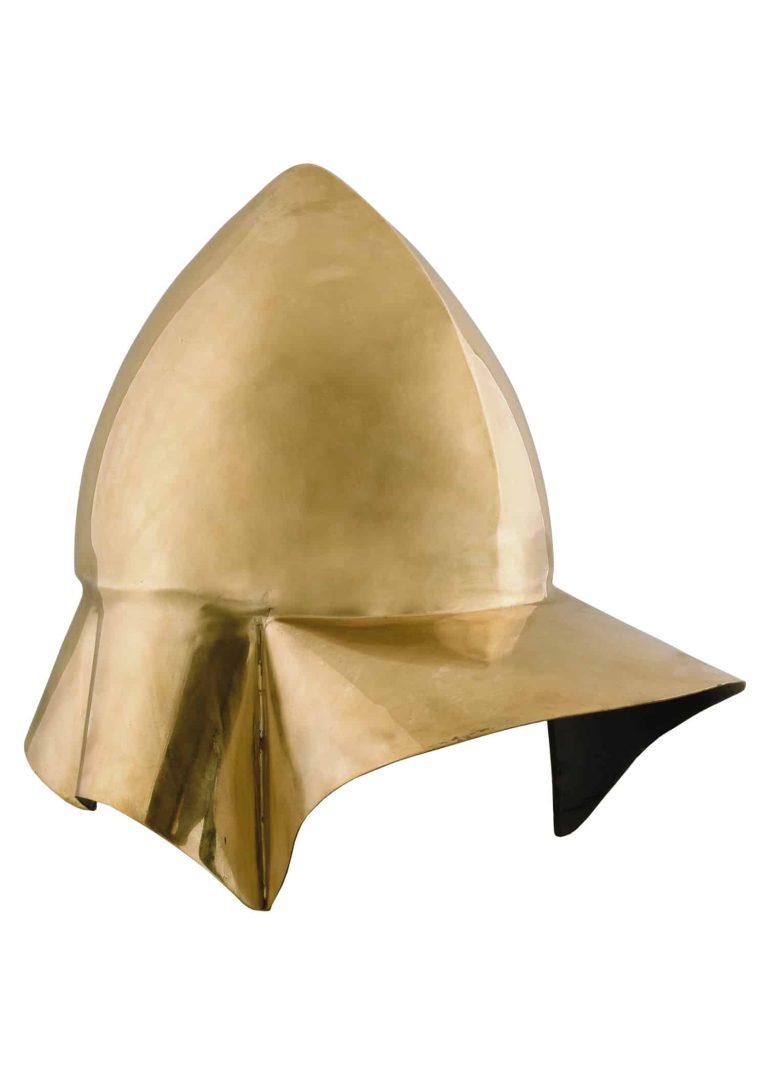 Casque béotien en laiton