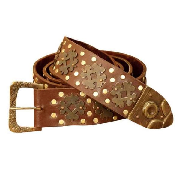 Longue ceinture médiévale en cuir 13 Longue ceinture médiévale en cuir