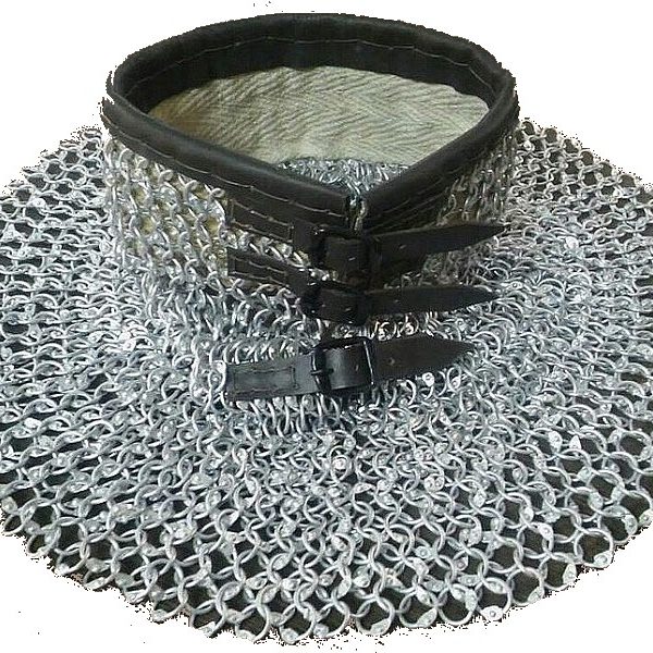 Colletin de mailles aluminium riveté gamboisé 13 Colletin de mailles aluminium riveté gamboisé