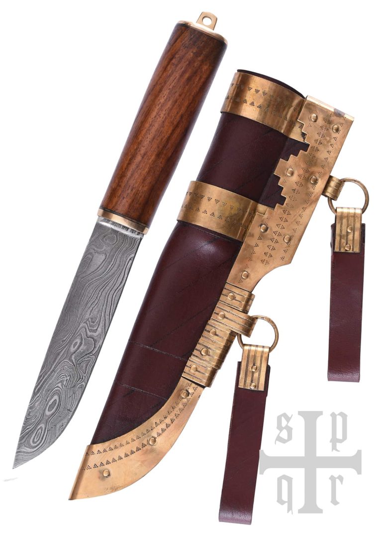 Couteau viking acier Damas