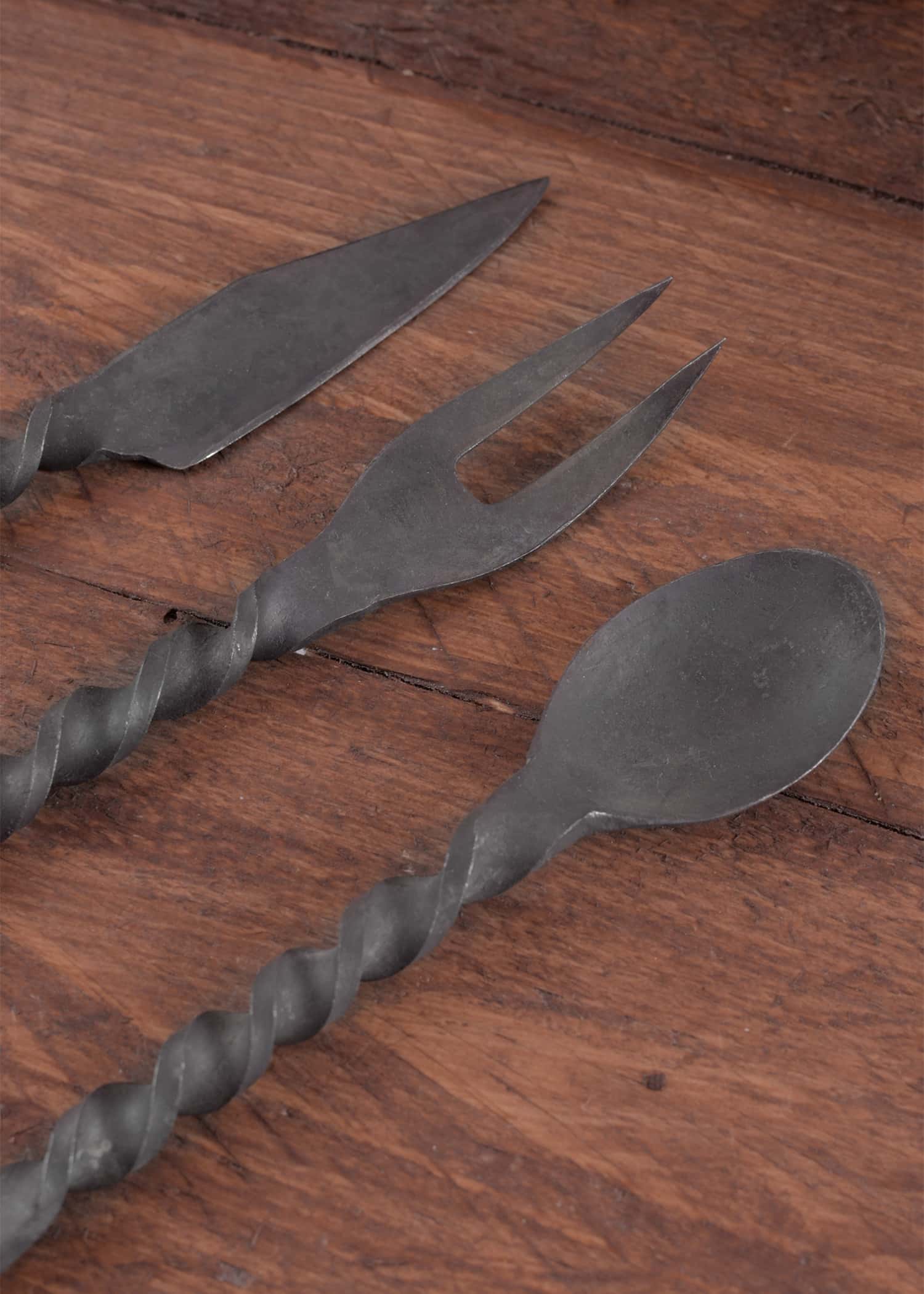 Couverts en fer forgé 3 Couverts en fer forgé – Image 3