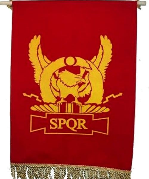 Drapeau romain SPQR 14 Drapeau romain SPQR