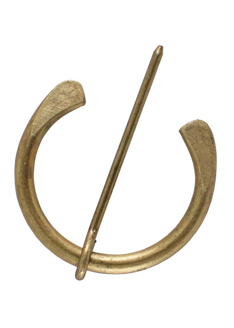 Fibule bague en laiton