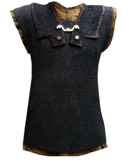 Lorica Hamata noire rivetée 1 Lorica Hamata noire rivetée