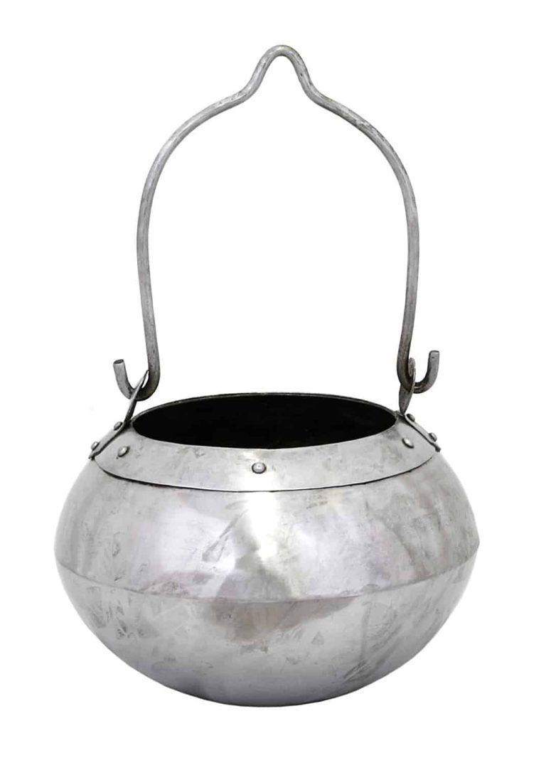 Chaudron marmite médiévale pour trépied