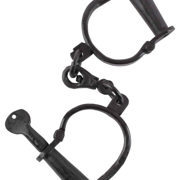 Menottes médiévales forgées à la main 3 Menottes médiévales forgées à la main
