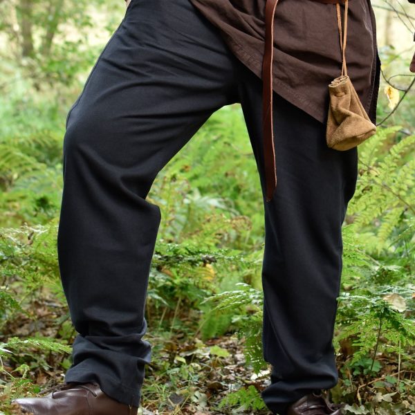 Pantalon médiéval Hagen noir 11 Pantalon médiéval Hagen noir