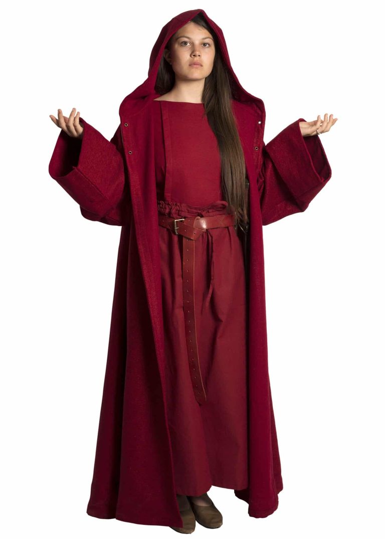 Robe moine Benoit rouge