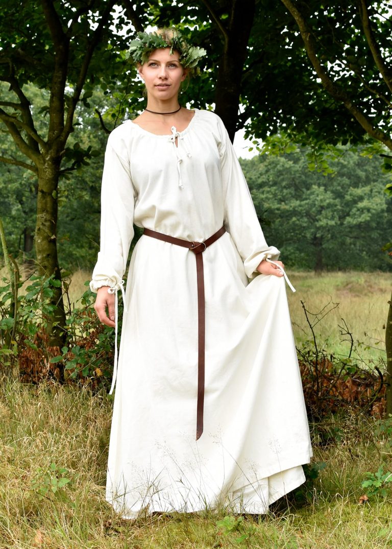 Robe médiévale Viking Ana naturelle