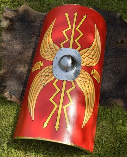 Scutum romain umbo acier 10 Scutum romain umbo acier