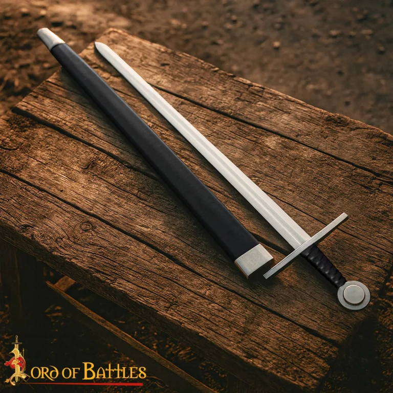 Épée viking collection 100cm forgée main fourreau cuir - Réplique décorative scandinave IXe-XIe siècle