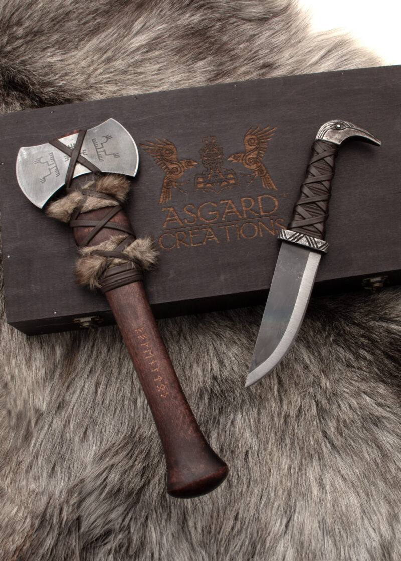 Coffret Viking Asgard_Hache et Couteau de Combat - Windlass