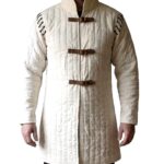 Gambison blanc en coton fin