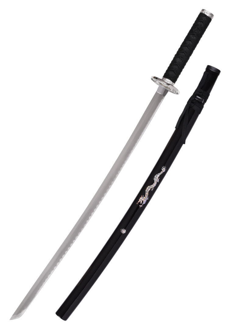 Katana Silver Dragon – lame en acier inoxydable 420 trempé