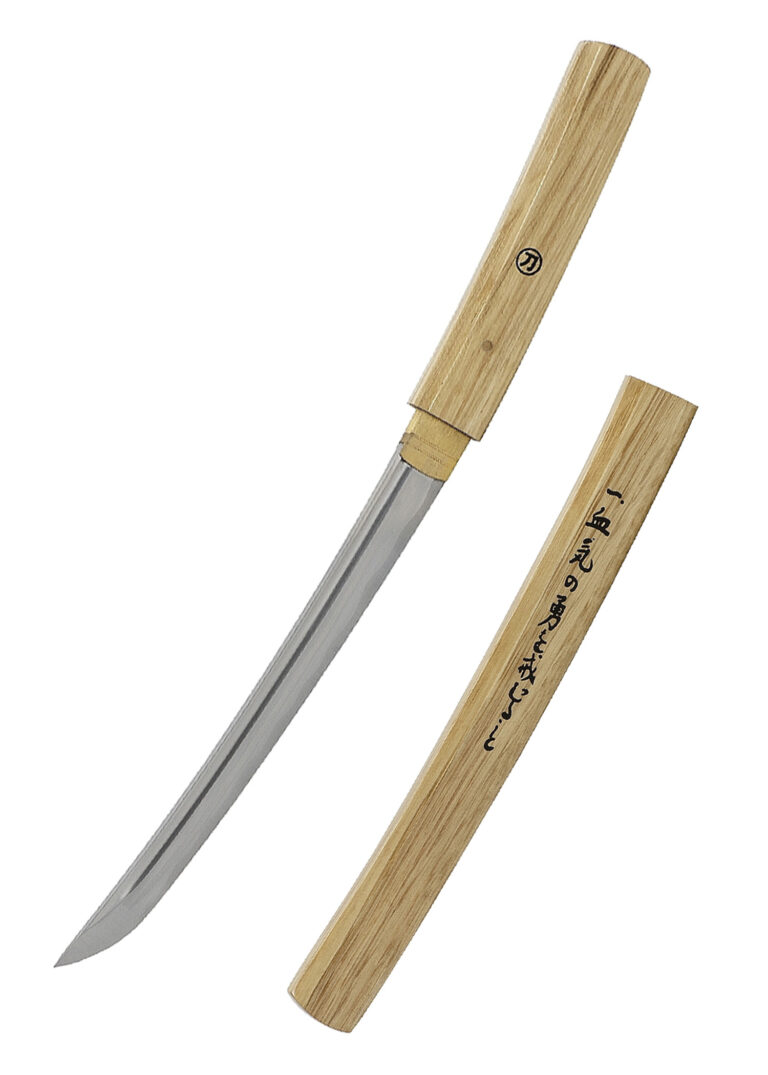 O-tanto Shirasaya – John Lee, lame affûtée de 34 cm en acier au carbone