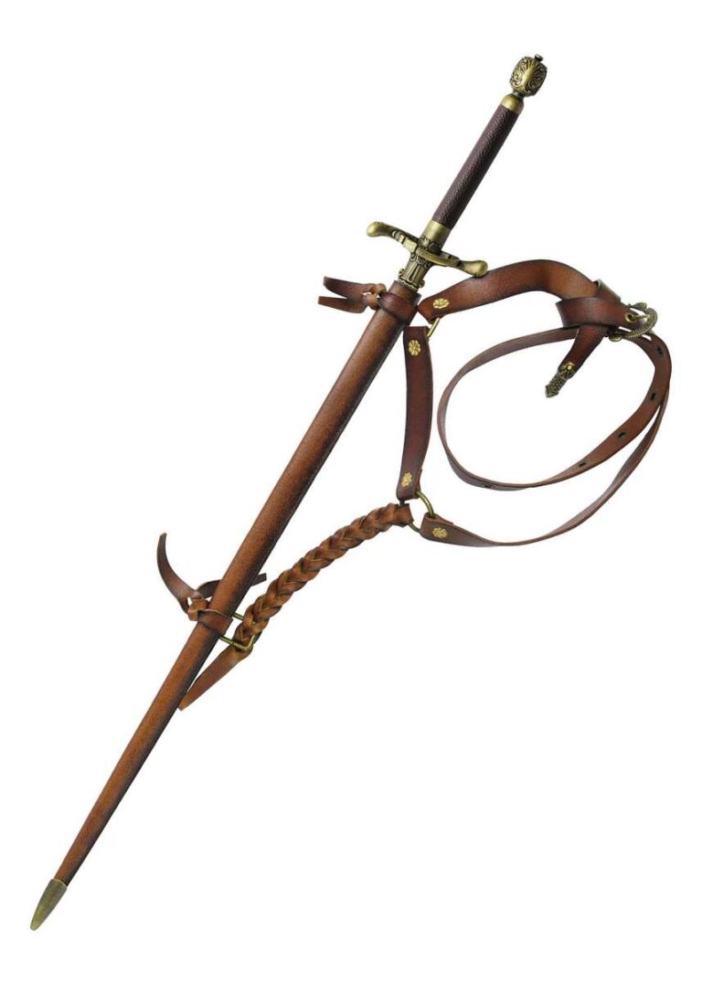 Fourreau Needle avec ceinture, réplique Aiguille non incluse