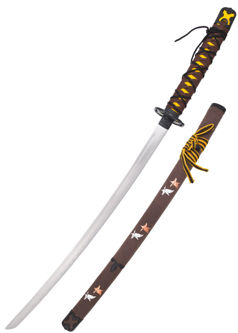 Katana Hawk Blade d’Atsu – Ghost of Yōtei, saya aux faucons en origami