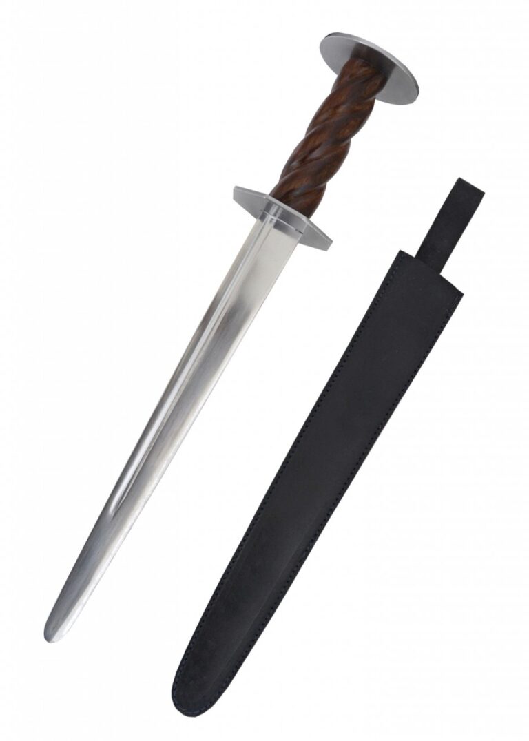 Dague à rouelle de combat émoussée à poignée en bois