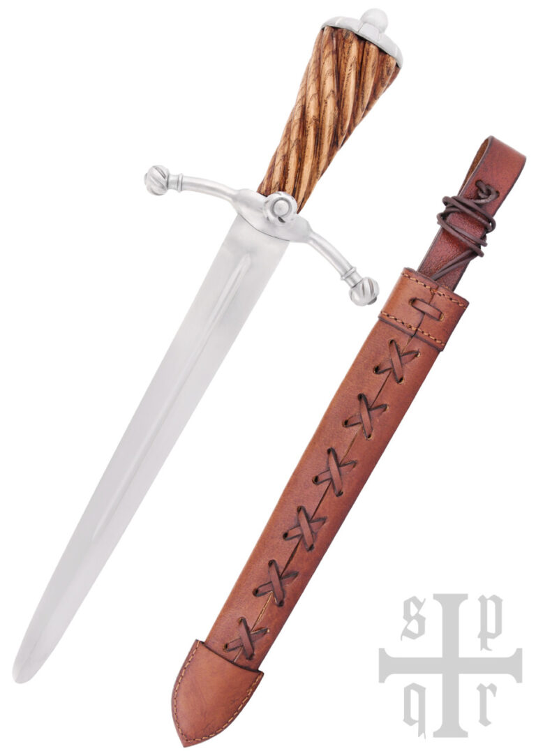 Dague de lansquenet émoussée SK-B avec fourreau en cuir