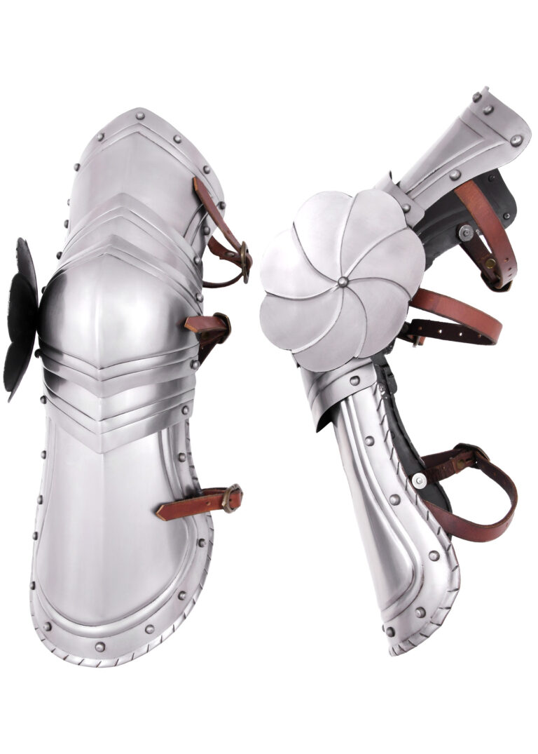 Cuissots gothiques articulés – acier 1,2 mm – vue 1