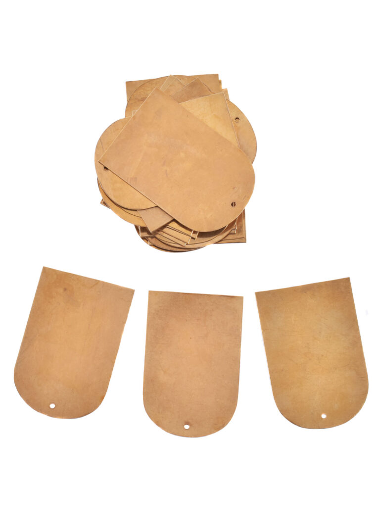 Écailles en laiton 75 × 50 mm – lot de 25 – vue 1