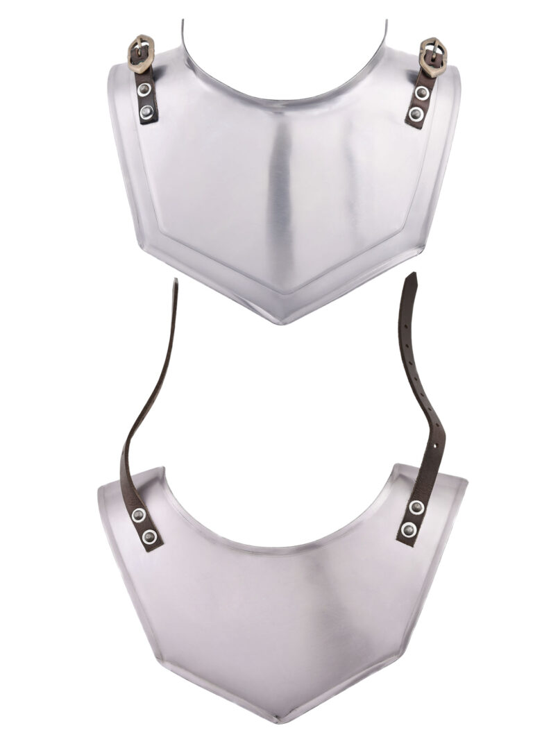 Gorgerin du XVe siècle en acier 1,6 mm – vue 1