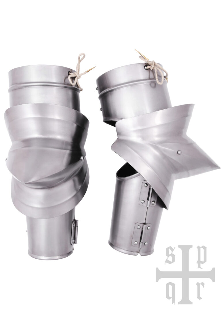 Brassards gothiques à cubitières pointues – acier 1,5 mm – vue 1
