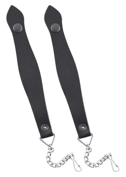 Attache de sporran en cuir – noir