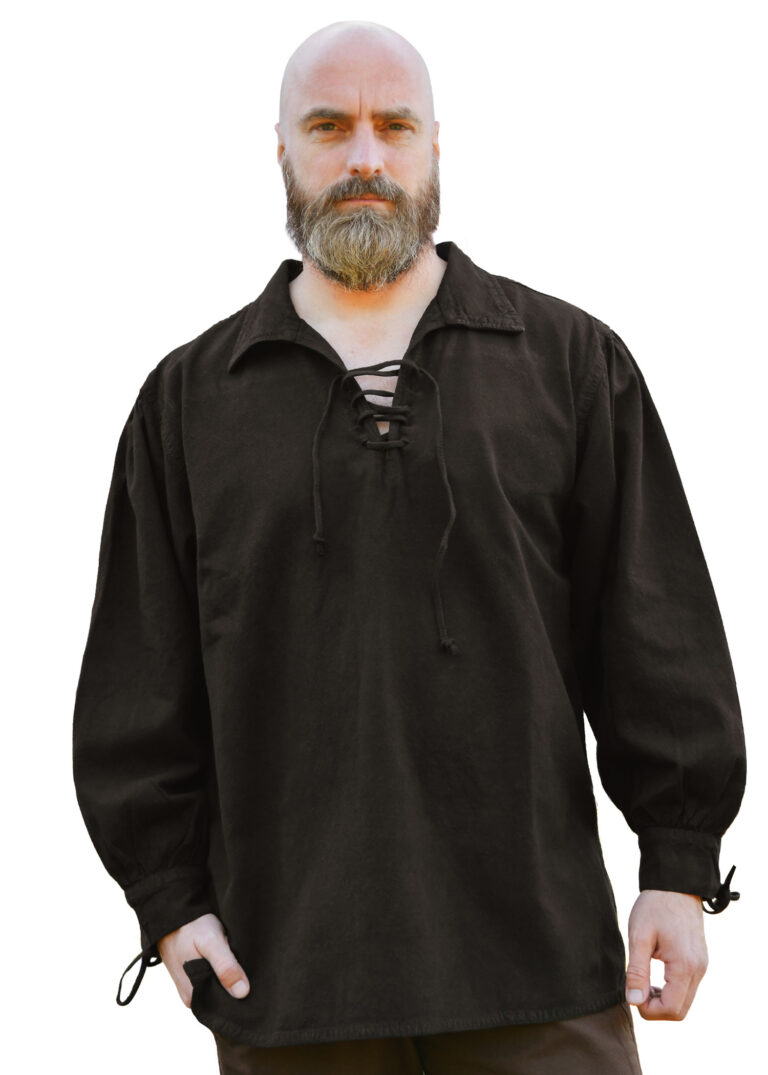 Chemise de la fin du Moyen Âge – noir