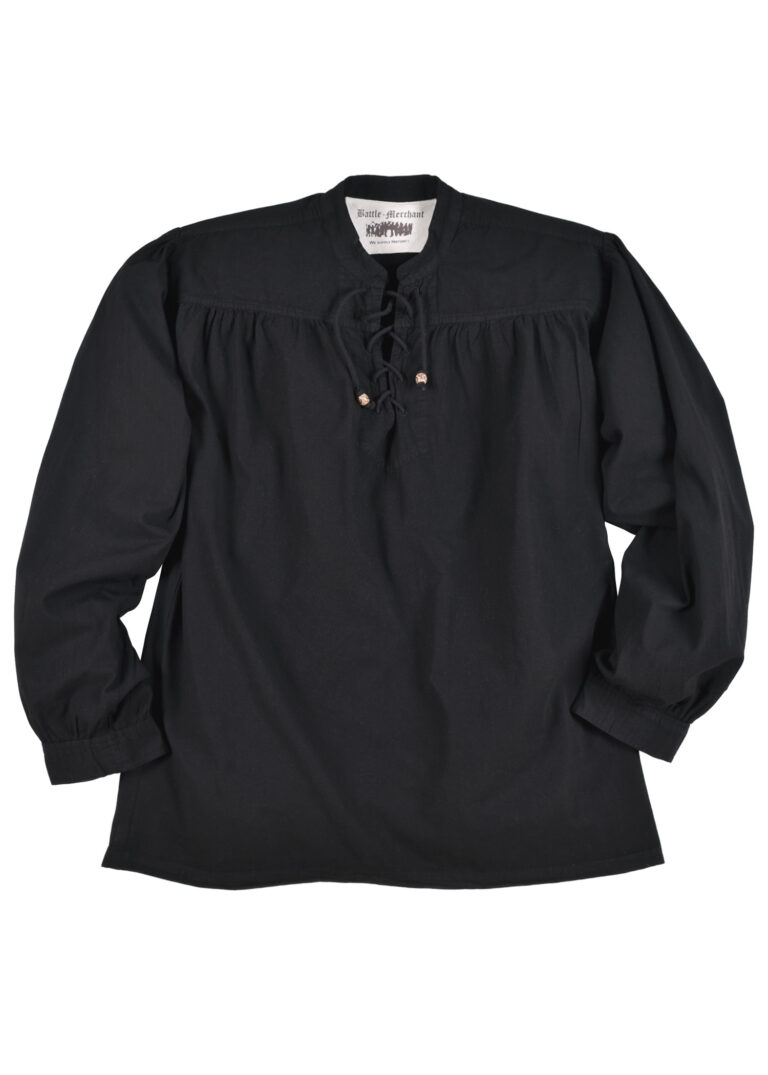 Chemise médiévale Ludwig – noir