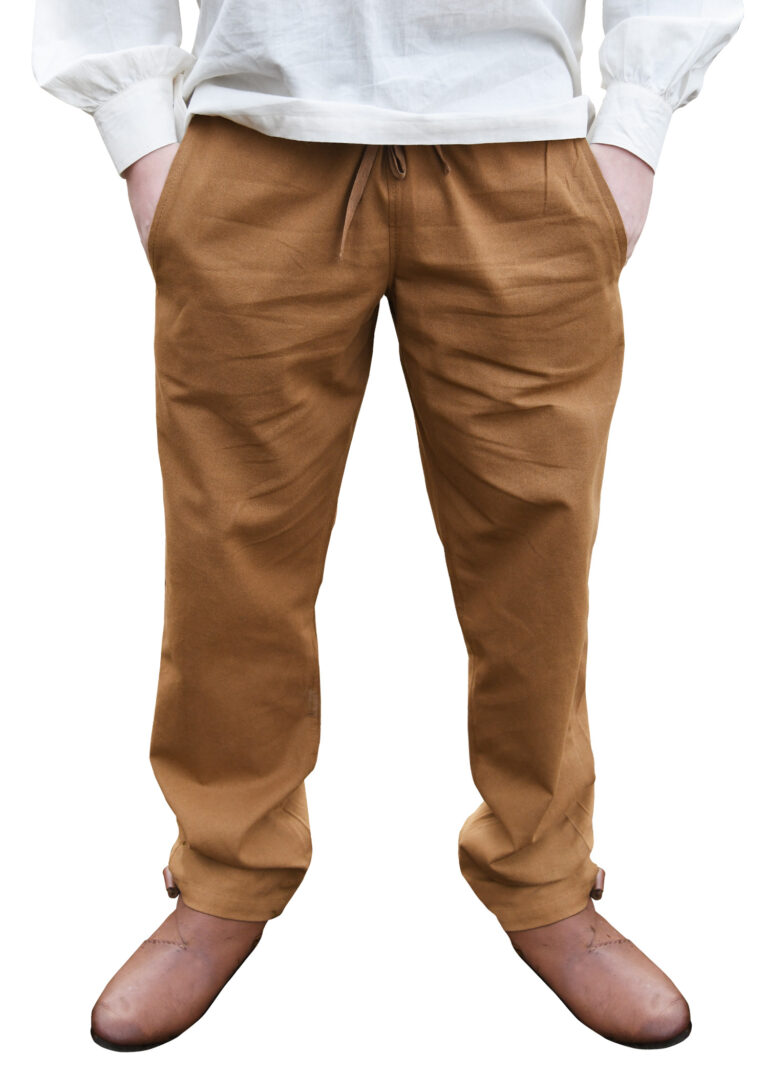 Pantalon médiéval Hagen – beige-brun