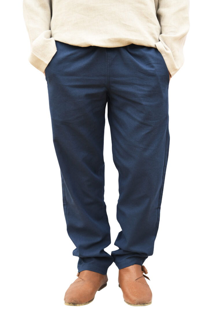 Pantalon médiéval Hagen – bleu