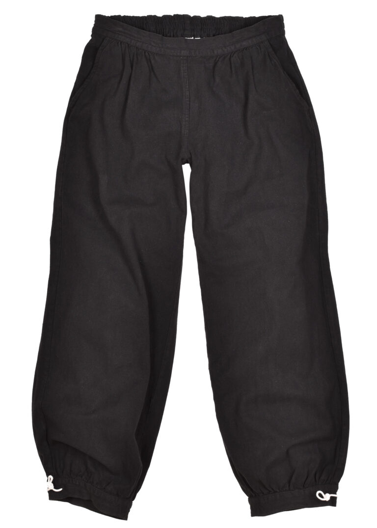 Pantalon médiéval ample Hermann – noir