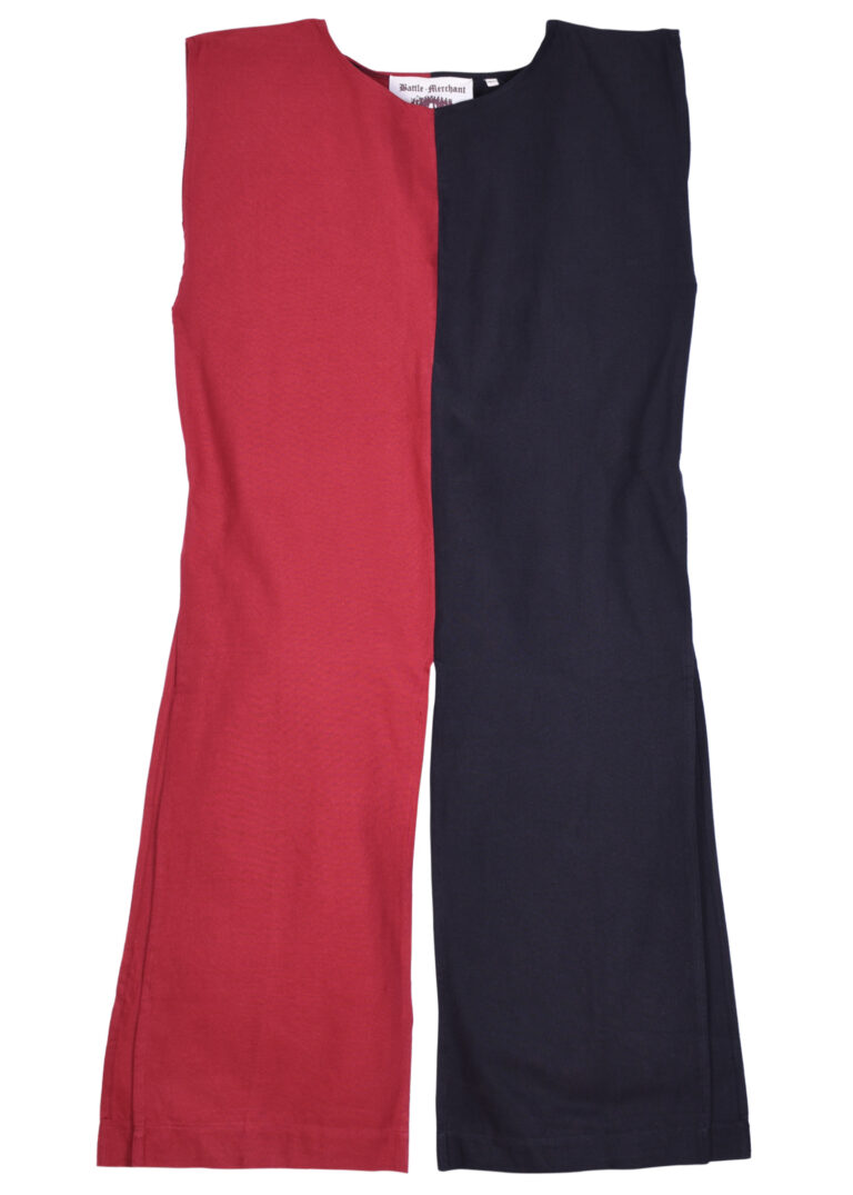 Tabard médiéval Eckhart – noir et rouge