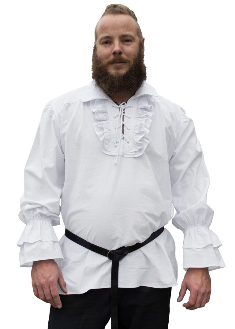 Chemise de pirate Henry – blanc
