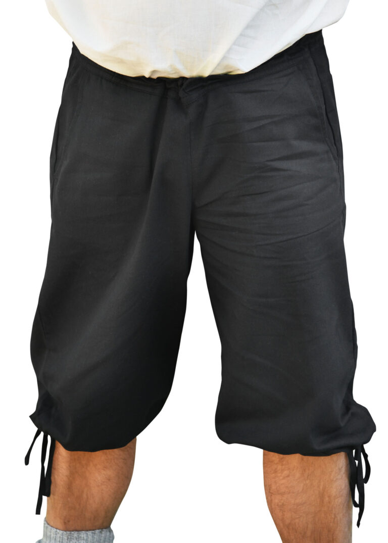 Pantalon court médiéval Jonte – noir