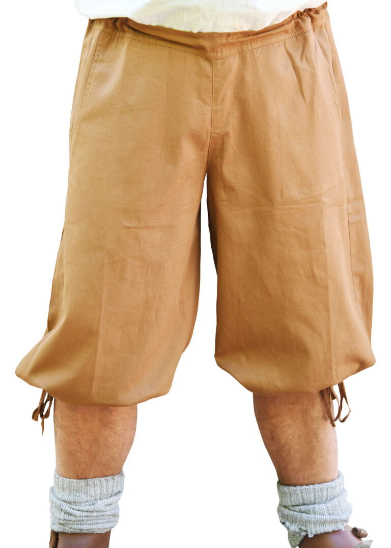 Pantalon court médiéval Jonte – beige-brun