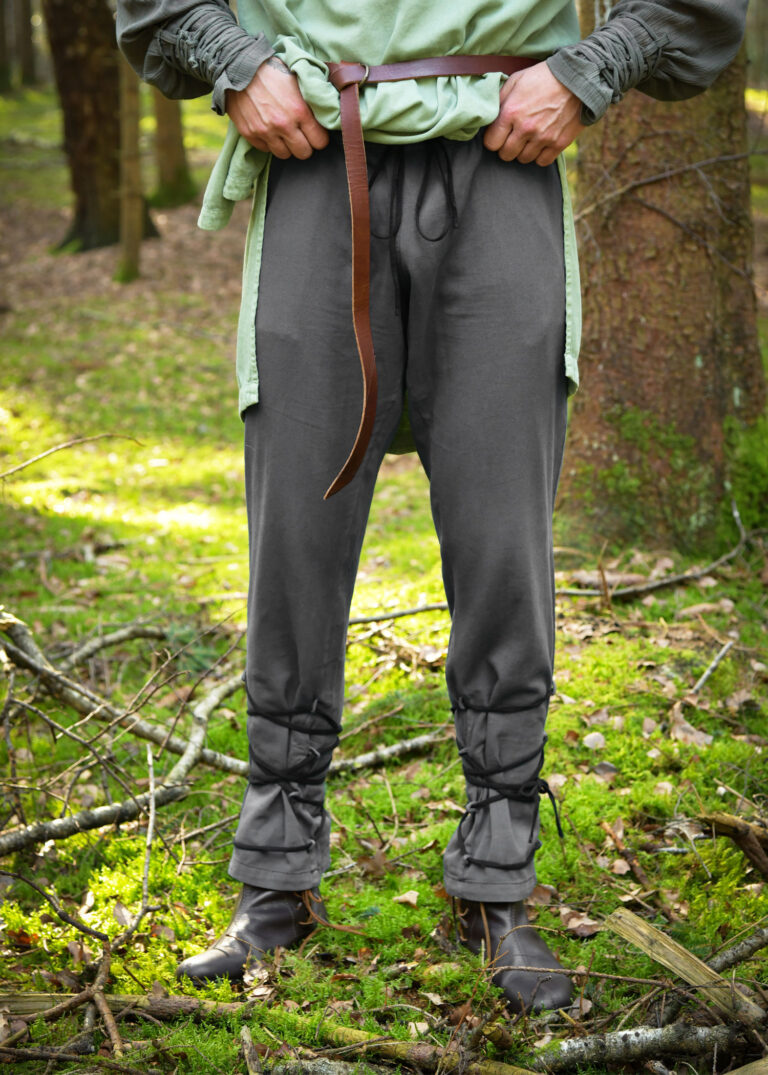 Pantalon Thalor à laçages – gris
