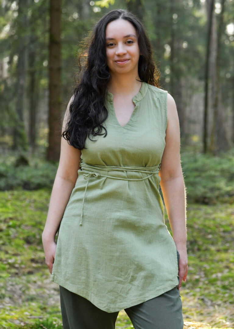 Tunique femme Nimith, vert délavé