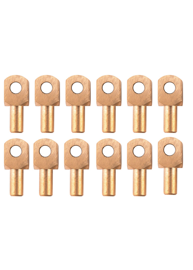 Vervelles en laiton pour bacinet – lot de 12 – vue 1