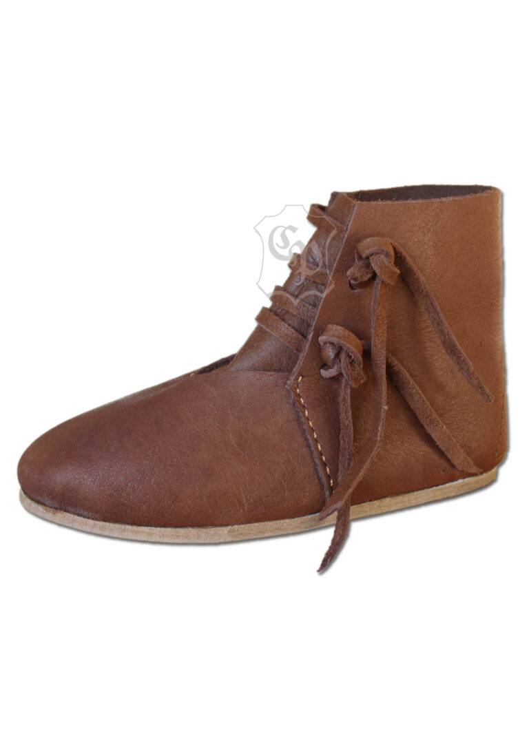 Chaussures médiévales enfant à lacets – vue 1