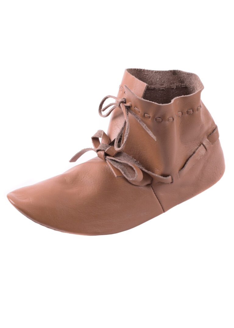 Demi-bottes médiévales cousues-retournées – vue 1